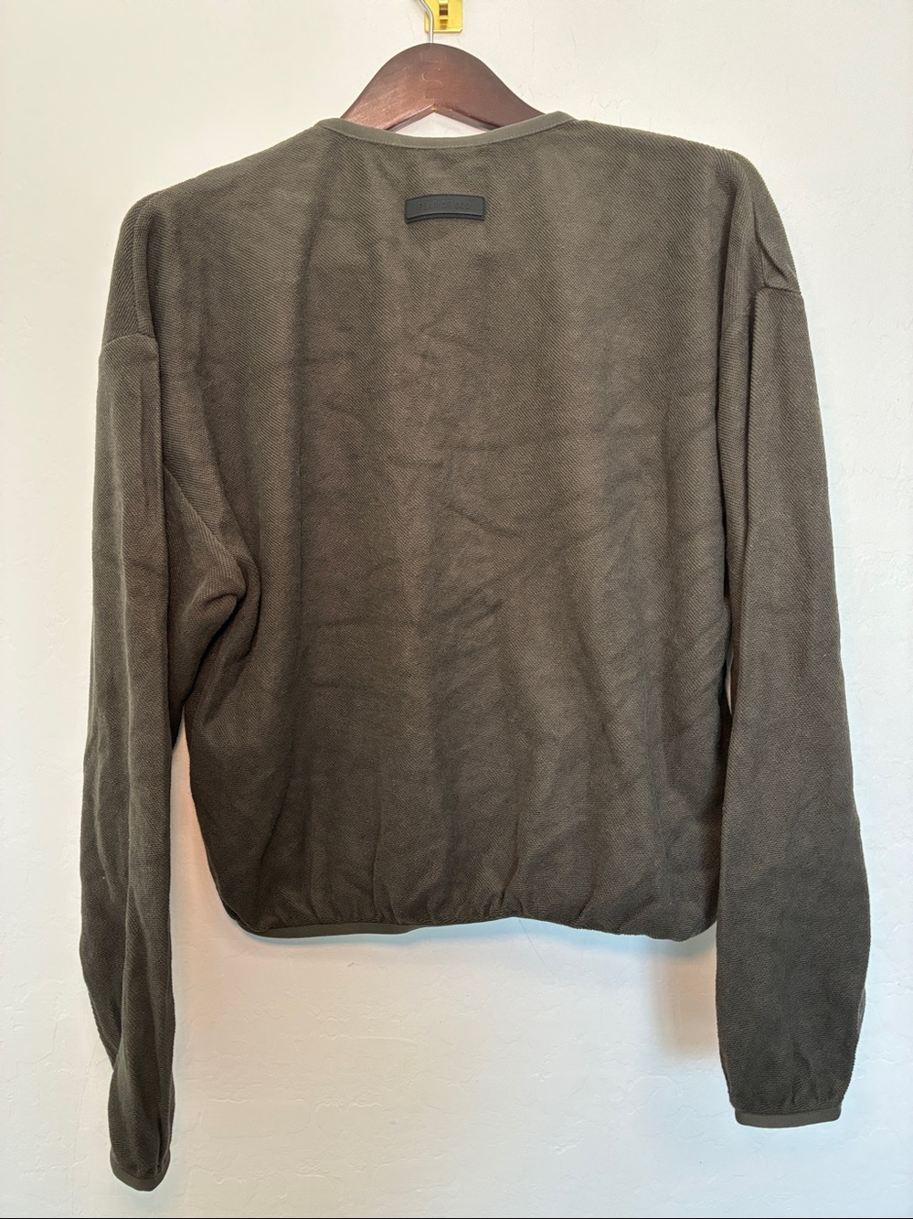 FEAR OF GOD ESSENTIALS Logo Patch Elasticated Waistband Sweatshirt Athleisure XS - Picture 7 of 14
